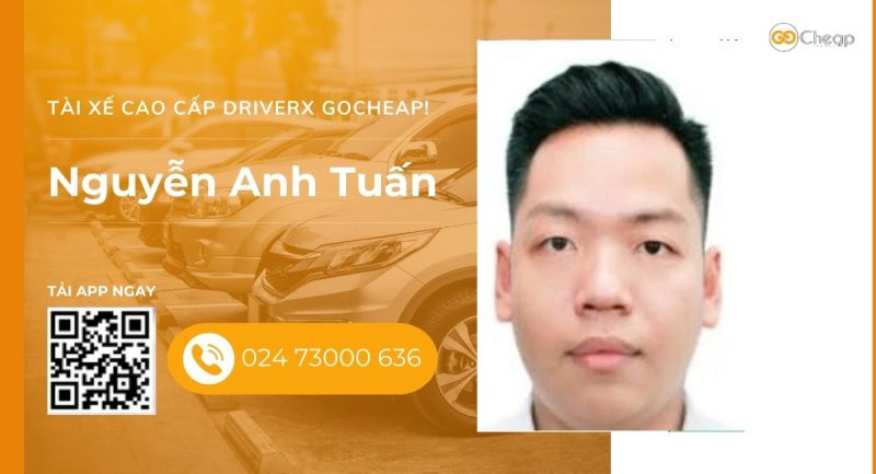 Tài xế cao cấp DriverX GOCheap!: Nguyễn Anh Tuấn, 1993
