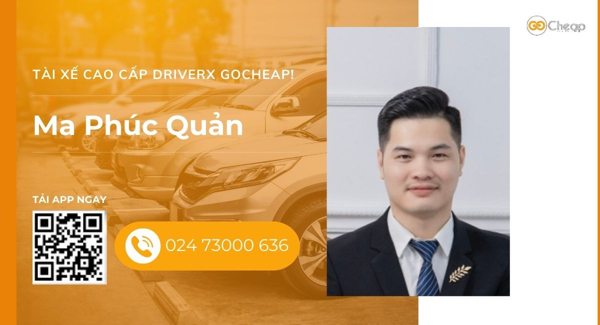 Tài xế cao cấp DriverX GOCheap!: Ma Phúc Quản, 1995
