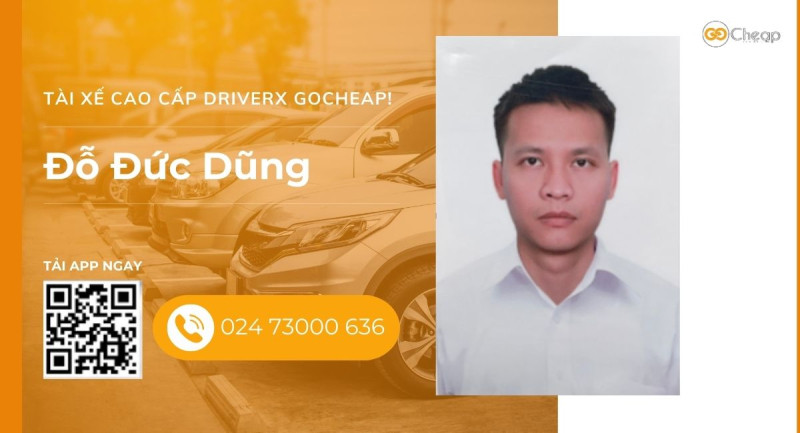 Tài xế cao cấp DriverX GOCheap!: Đỗ Đức Dũng, 1986
