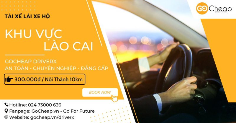Dịch vụ tài xế lái hộ DriverX ra mắt tại Lào Cai